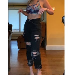 Vintage Levi 512 slim fit tapered leg black jeans